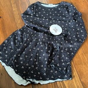 Princess Polly navy floral set